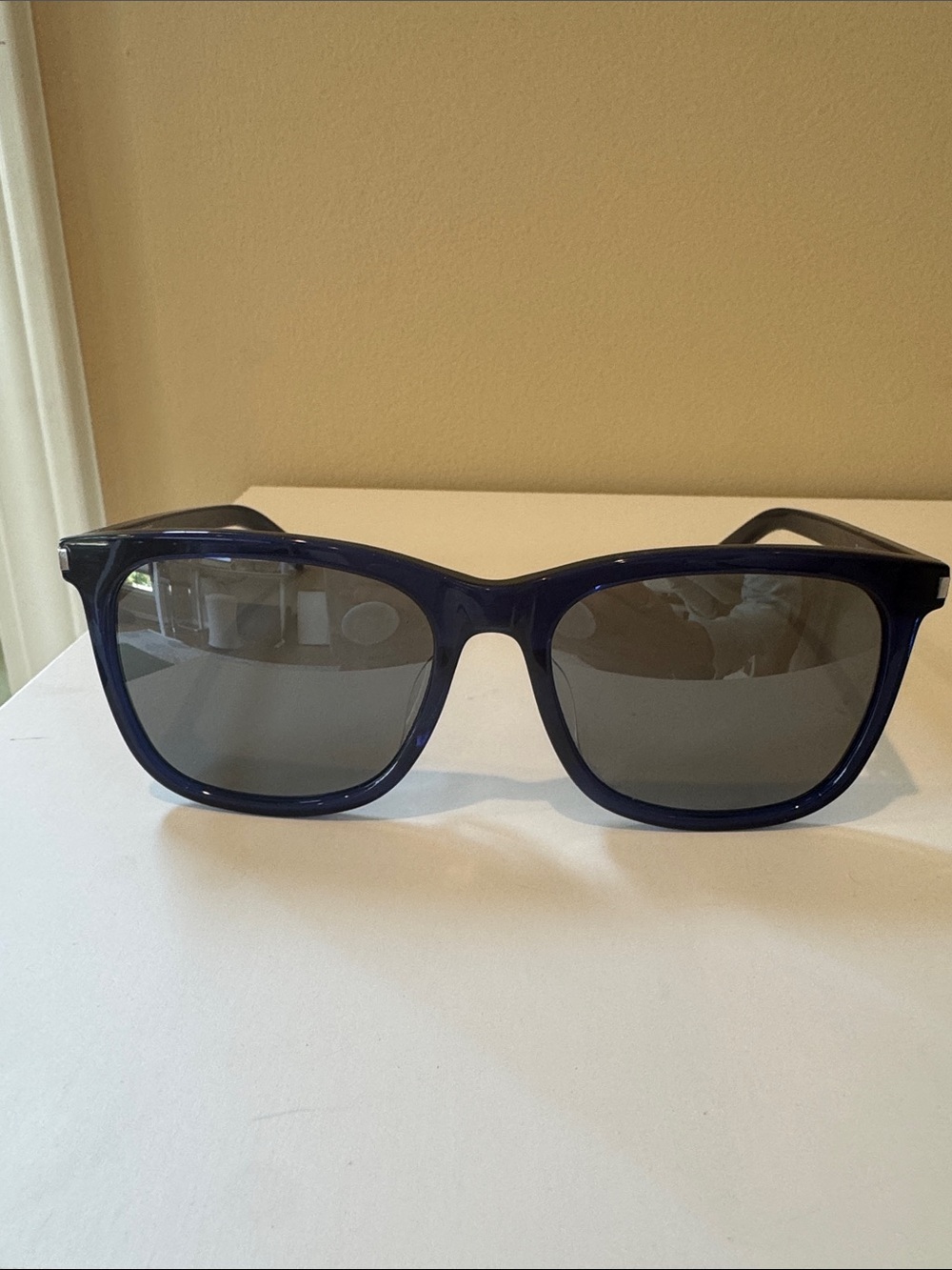Saint Laurent Blue Square Sunglasses